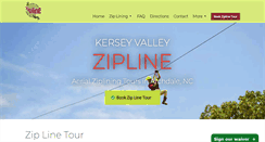 Desktop Screenshot of kerseyvalleyzipline.com