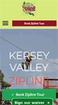 Mobile Screenshot of kerseyvalleyzipline.com